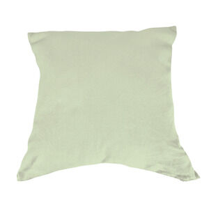 Pottery Barn Pillow Cover &‎ Down Insert 18x18 Beige Canvas 100% Cotton